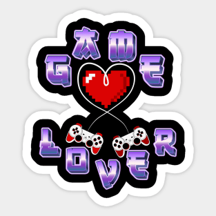 GAME LOVE SET DESIGN Sticker